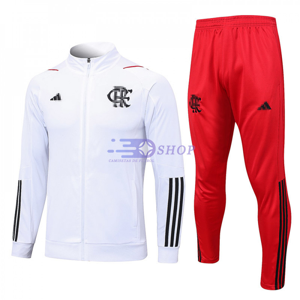 Chandal Flamengo Blanco 2023 2024 CamisetasDeFutbolShop