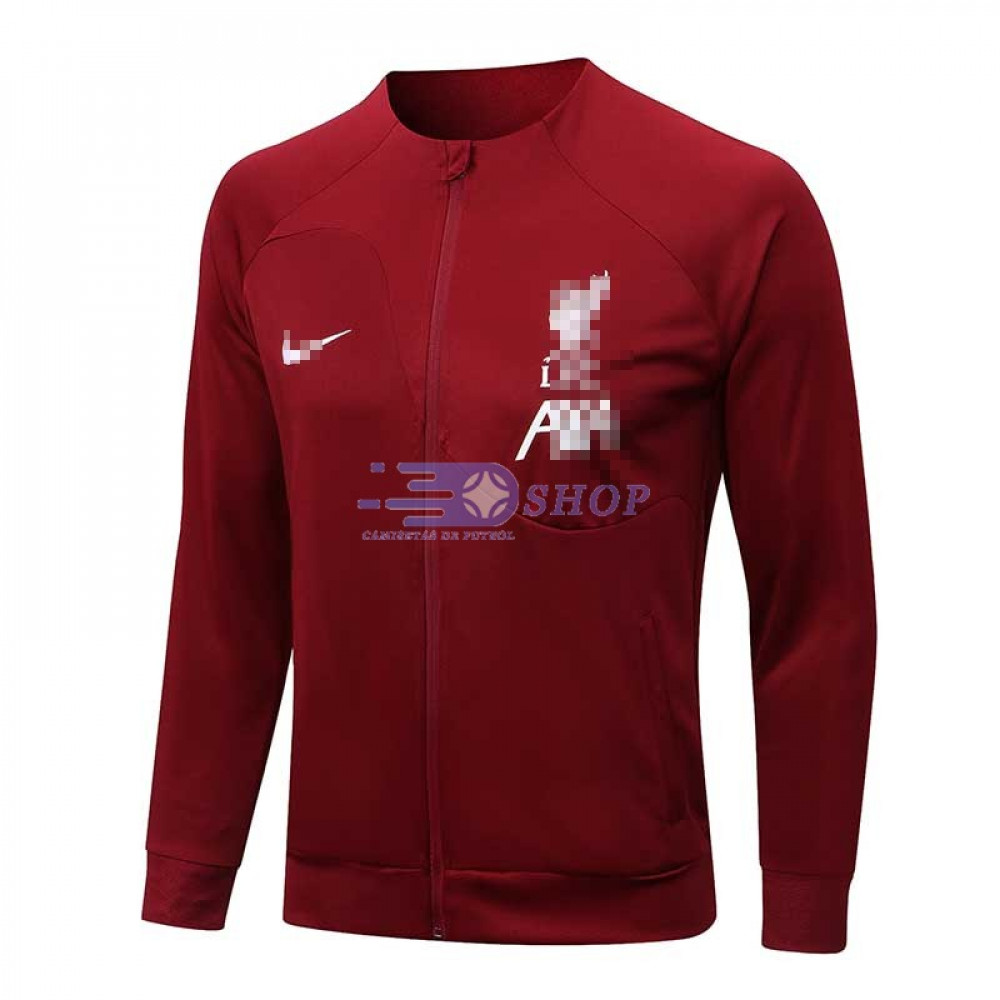 Chaqueta Liverpool 2022 2023 Rojo Oscuro Camisetasdefutbolshop