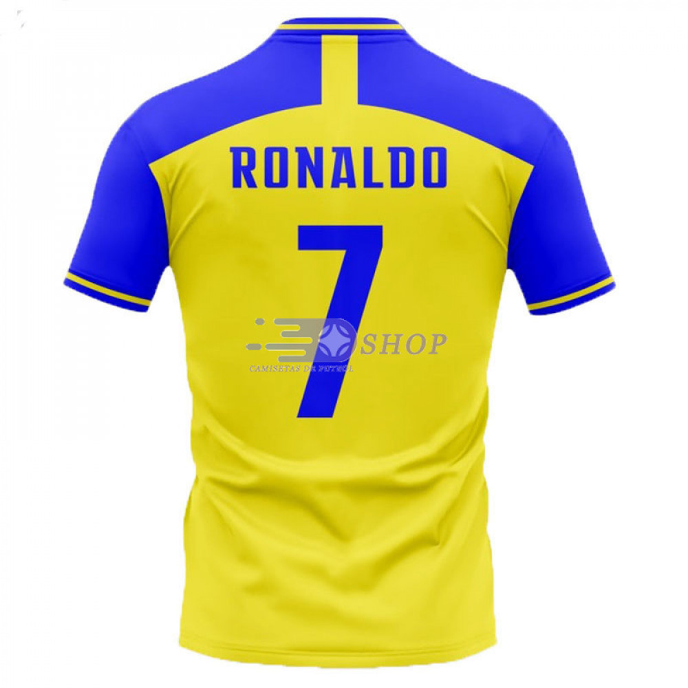 Camiseta Ronaldo 7 Al-Nassr FC Primera Equipación 22/23 Niño