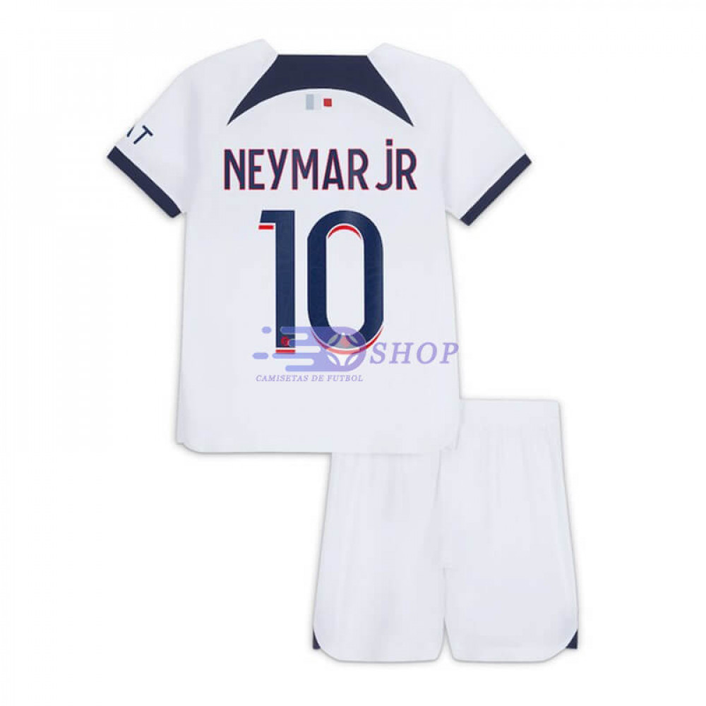 Camiseta Neymar Jr 10 PSG 2023/2024 Primera Equipación Niño Kit -  Camisetasdefutbolshop