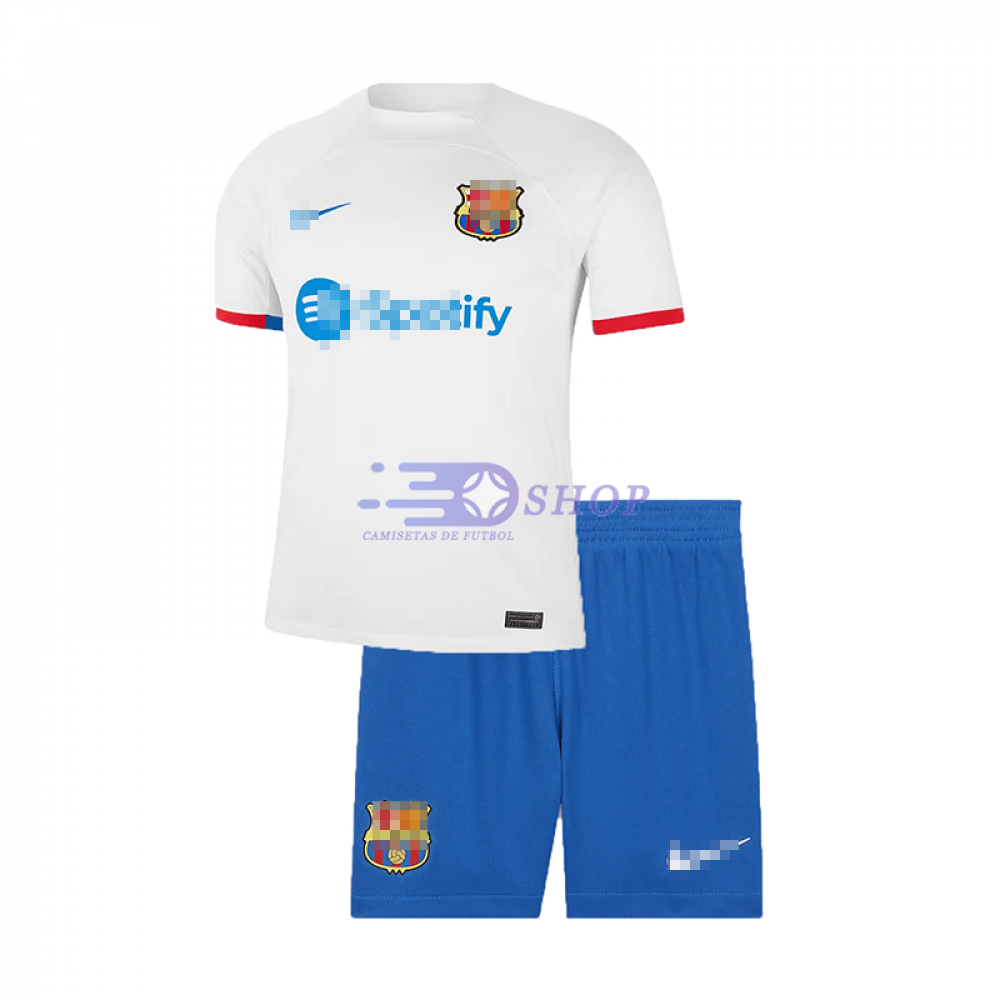 Camiseta España Segunda Equipación 2022 Niño Kit Mundial -  Camisetasdefutbolshop
