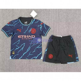 Camiseta Haaland 9 Manchester City 2023/2024 Segunda Equipación Niño Kit -  Camisetasdefutbolshop