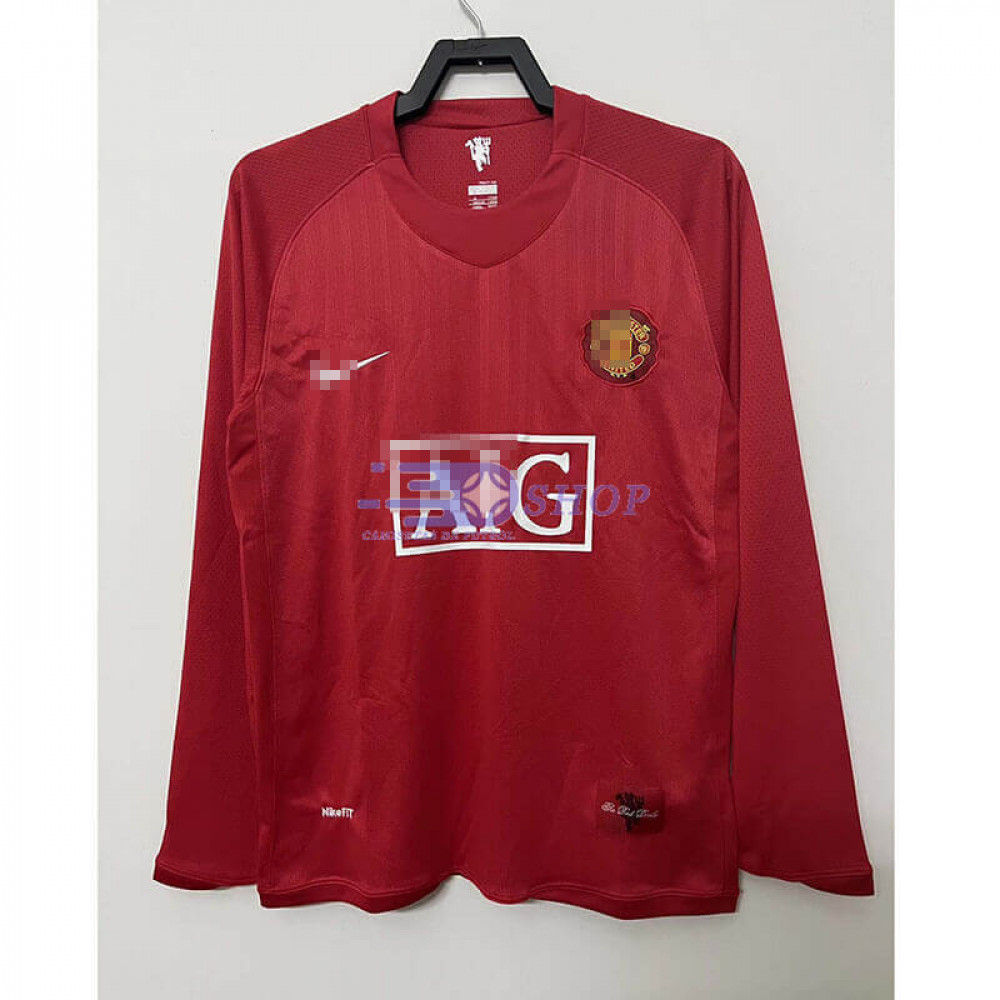 Camiseta Manga Larga Manchester United 07-08 UCL Final