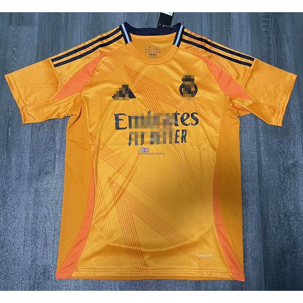 Camiseta Real Madrid Naranja/Negro 2024/2025