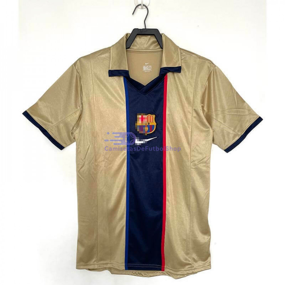 Camiseta Barcelona 2001 02 2 Equipacion Retro