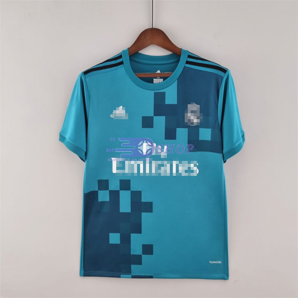 Camiseta 3ª Real Madrid 2017/2018 Ronaldo Junior Azul